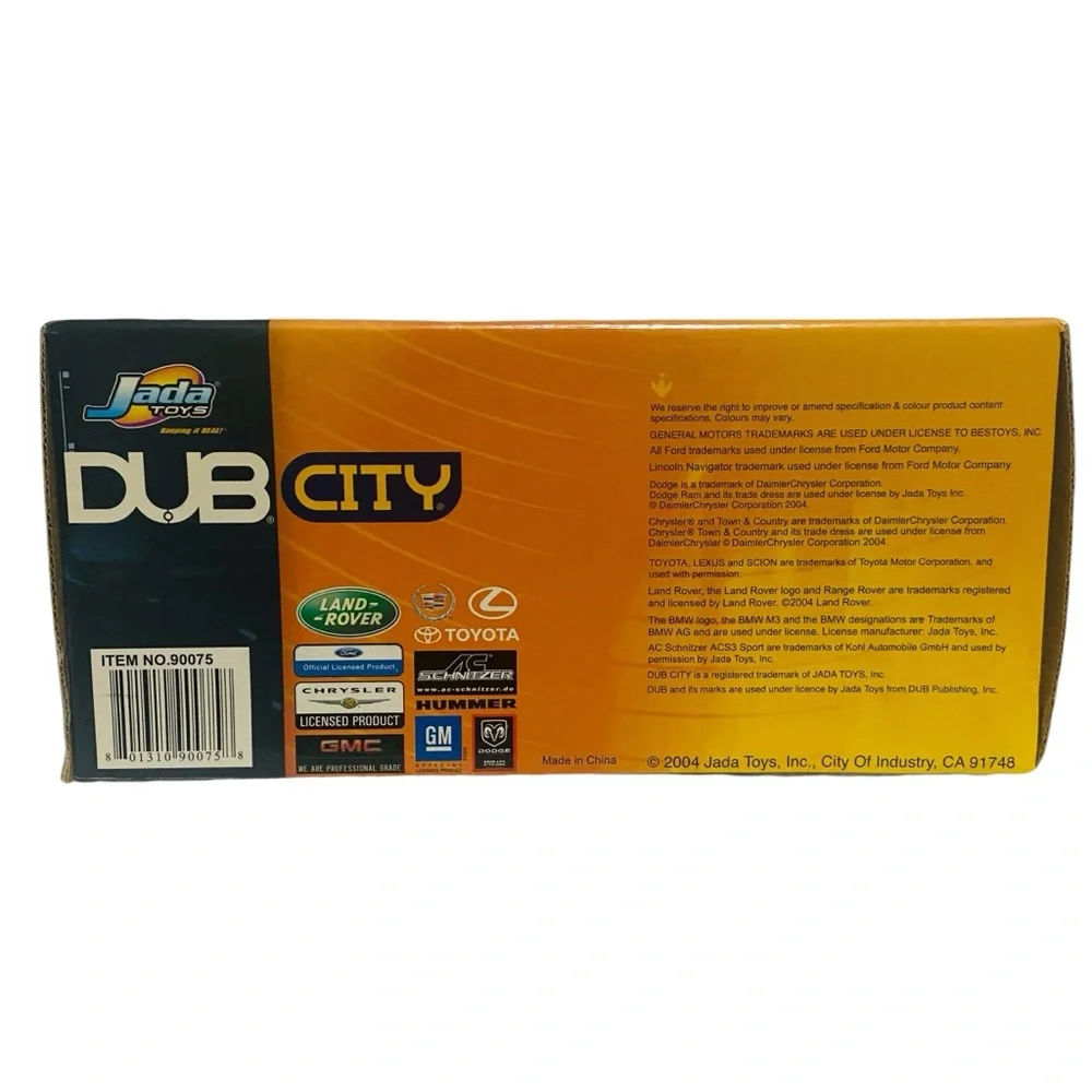 Jada Toys Dub City 2005 Ford GT Euro Spec 1:24 Die Cast White Sealed
